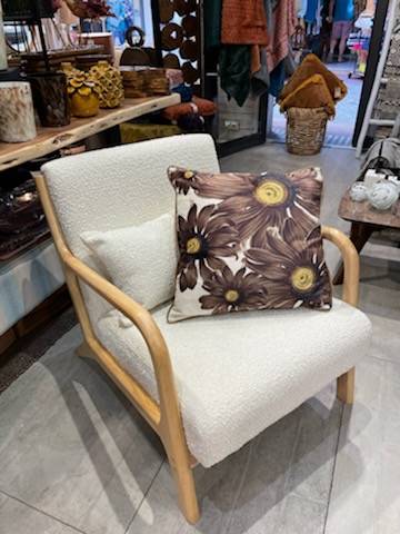 acheter fauteuil bouclette beige a sanary sur mer