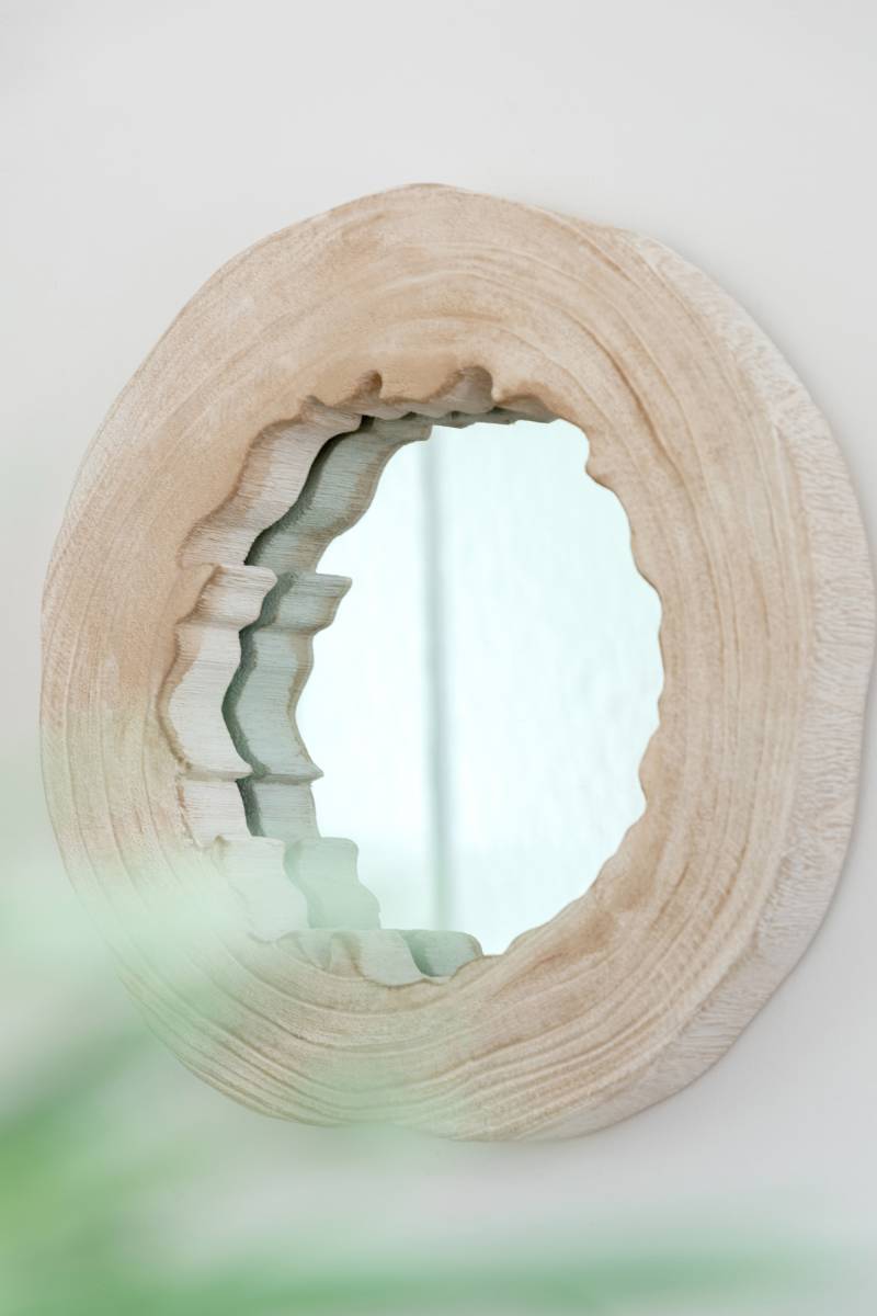 Miroir simple en bois
